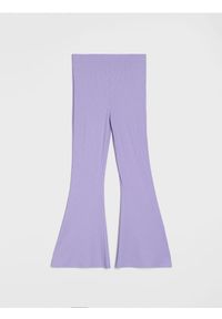 Sinsay - Spodnie dzwony - fioletowy. Kolor: fioletowy #1