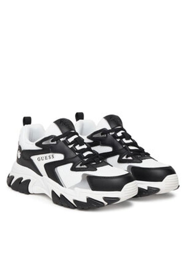 Guess Sneakersy FLPNTS ELE12 Biały. Kolor: biały. Materiał: materiał