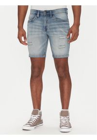 INDICODE Szorty jeansowe Sejer 70-849 Niebieski Slim Fit. Kolor: niebieski. Materiał: bawełna