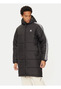 Adidas - adidas Płaszcz zimowy adicolor HZ0684 Czarny Loose Fit. Kolor: czarny. Materiał: syntetyk. Sezon: zima