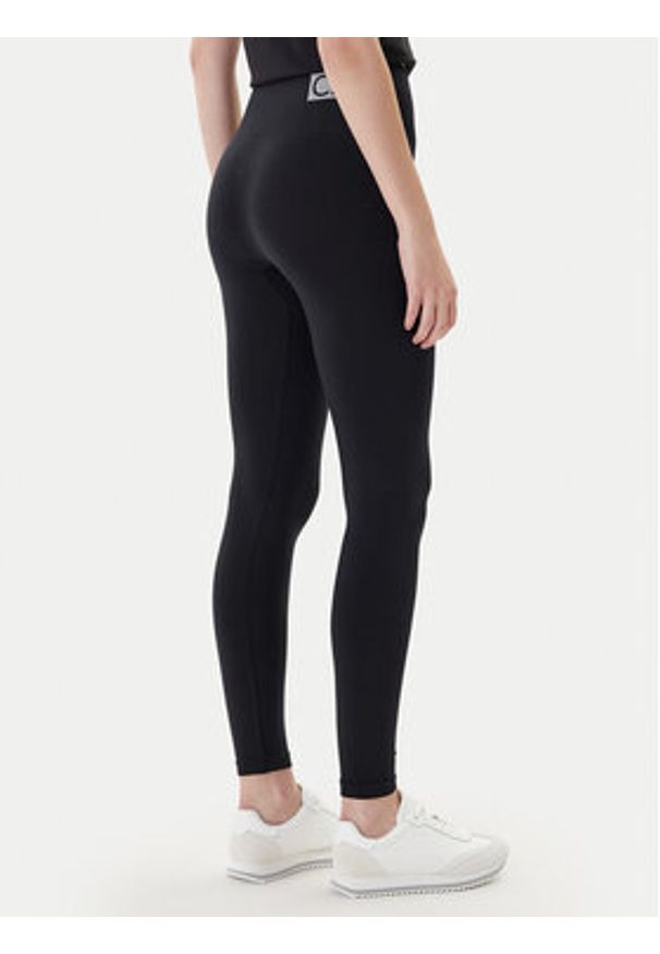 Calvin Klein Legginsy 701233681 Czarny Slim Fit. Kolor: czarny. Materiał: syntetyk