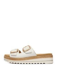 Remonte Klapki CEO-D0Q66-80 Écru. Materiał: skóra, syntetyk #3