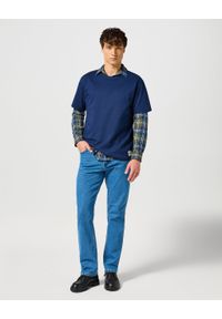 Wrangler - WRANGLER MĘSKA KOSZULA 1 PKT SHIRT GREEN BLUE 112357239 W5X2017986 #6