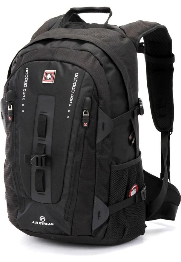 Czarny plecak na laptopa SWISSBAGS