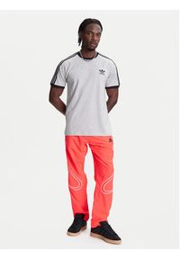 Adidas - adidas T-Shirt adicolor Classics 3-Stripes JY1369 Szary Slim Fit. Kolor: szary. Materiał: bawełna #5