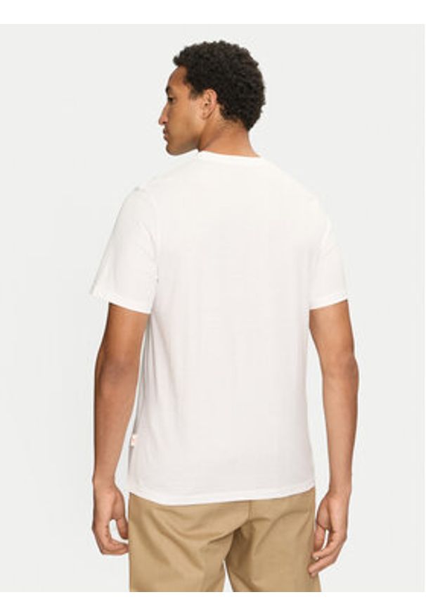 Jack & Jones - Jack&Jones T-Shirt Coconut Skull 12255192 Biały Standard Fit. Kolor: biały. Materiał: syntetyk