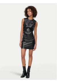 only - ONLY Sukienka z imitacji skóry Mone 15360231 Czarny Slim Fit. Kolor: czarny. Materiał: skóra #7