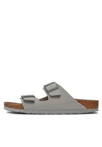 Birkenstock Klapki Arizona 1027696 Szary. Kolor: szary. Materiał: skóra #3