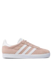 Adidas - adidas Sneakersy Gazelle J H01512 Beżowy. Kolor: beżowy. Materiał: zamsz, skóra