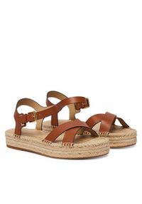 Lauren Ralph Lauren - LAUREN RALPH LAUREN Espadryle 802P06400001 Brązowy. Kolor: brązowy. Materiał: skóra #5