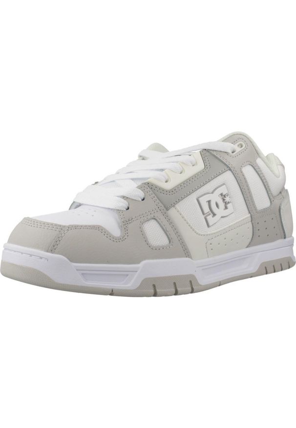 DC Shoes - Kapcie DC STAG Beżowy. Kolor: beżowy. Materiał: tkanina, skóra