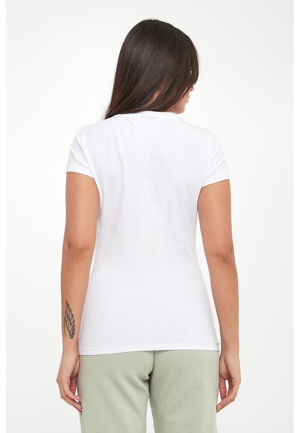 Armani Exchange - T-shirt damski z logo ARMANI EXCHANGE