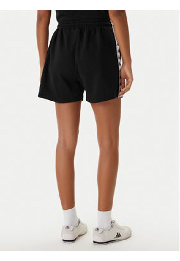 Kappa Szorty sportowe Banda Ivissa 361R6NW Czarny Regular Fit. Kolor: czarny. Materiał: bawełna