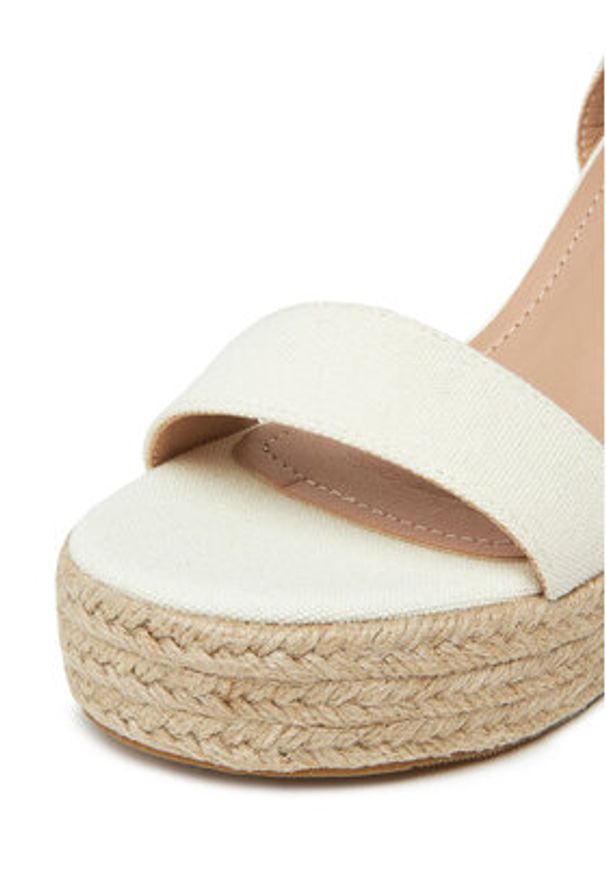 DeeZee Espadryle EA0315-2 Écru. Materiał: materiał