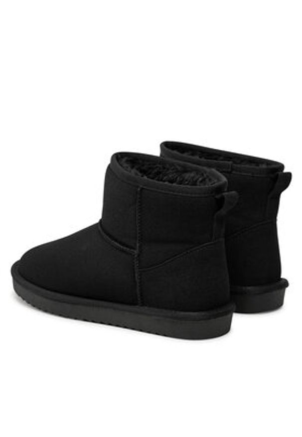 ONLY Shoes Śniegowce Onlfeodora Teddy Lined Boot 15330019 Czarny. Kolor: czarny. Materiał: materiał