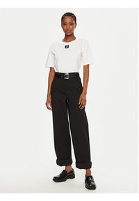 Patrizia Pepe T-Shirt 8M1612/J089-W103 Biały Regular Fit. Kolor: biały. Materiał: bawełna #5