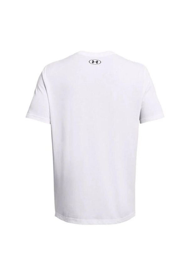 Under Armour - T-shirt Męski Logo Sportstyle. Kolor: biały. Sport: turystyka piesza