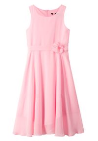 Sukienka na uroczyste okazje bonprix jasnoróżowy pudrowy. Kolor: różowy #1