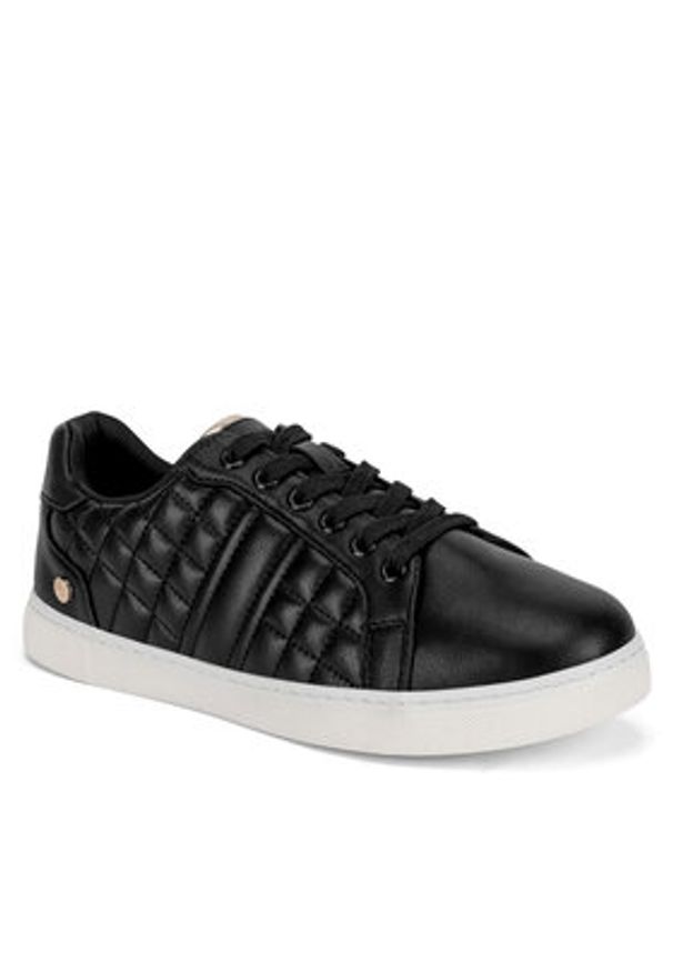 Jenny Fairy Sneakersy WFA1310-2 Czarny. Kolor: czarny. Materiał: skóra