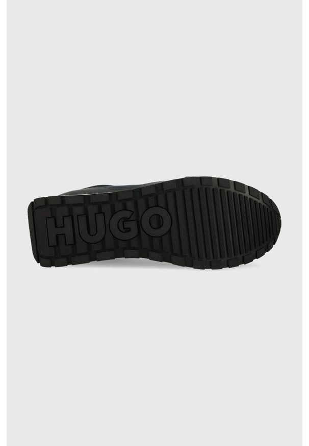 Hugo - HUGO sneakersy Icelin kolor granatowy. Nosek buta: okrągły. Zapięcie: sznurówki. Kolor: niebieski. Materiał: guma