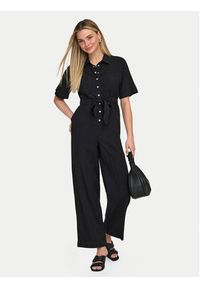 only - ONLY Kombinezon Laris 15364151 Czarny Regular Fit. Kolor: czarny. Materiał: wiskoza #5