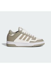Adidas - Buty Rapid Court Low. Wysokość cholewki: przed kostkę. Kolor: biały, wielokolorowy, szary