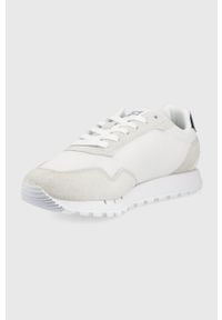 Tommy Jeans buty kolor biały. Nosek buta: okrągły. Zapięcie: sznurówki. Kolor: biały. Materiał: guma #5