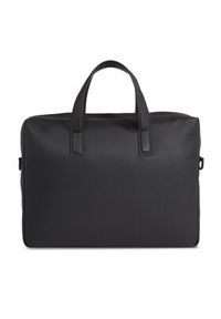 Calvin Klein Torba na laptopa Ck Must Laptop Bag K50K511596 Czarny. Kolor: czarny. Materiał: skóra