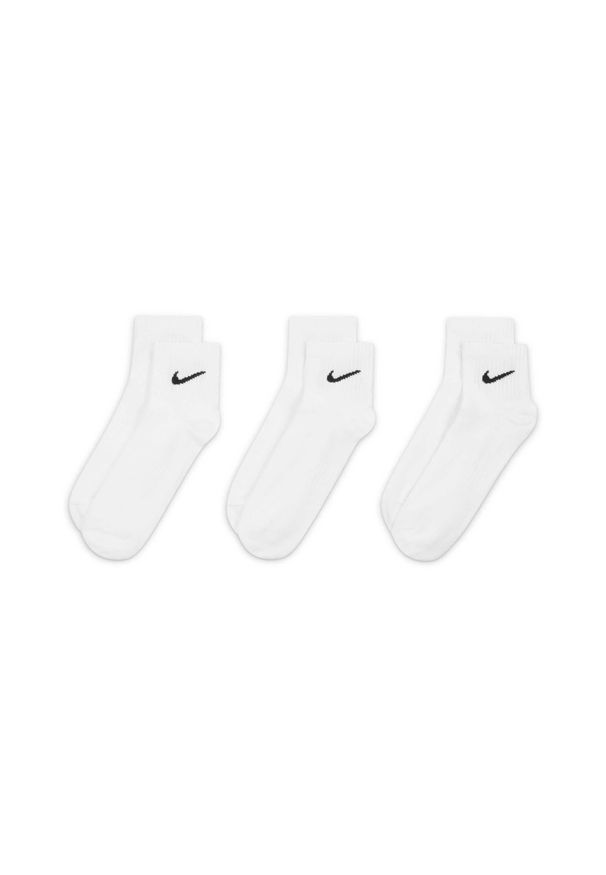 Skarpetki Nike Nike Codziennie Lekkie 100 Dorosłych. Kolor: biały