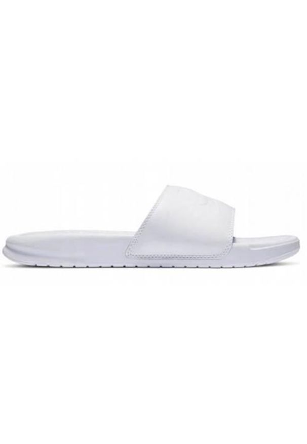 Klapki damskie Nike Benassi Jdi. Kolor: biały. Materiał: syntetyk, materiał
