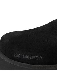 Karl Lagerfeld - KARL LAGERFELD Botki KL48552 Czarny. Kolor: czarny. Materiał: materiał