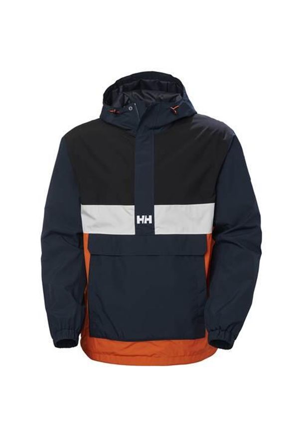 Kurtka uniwersalna męska Helly Hansen Play Anorak. Typ kołnierza: kaptur. Kolor: wielokolorowy, niebieski. Materiał: syntetyk