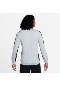 Nike - Męska Kurtka Academy DriFIT. Kolor: czarny, szary, wielokolorowy. Sport: turystyka piesza