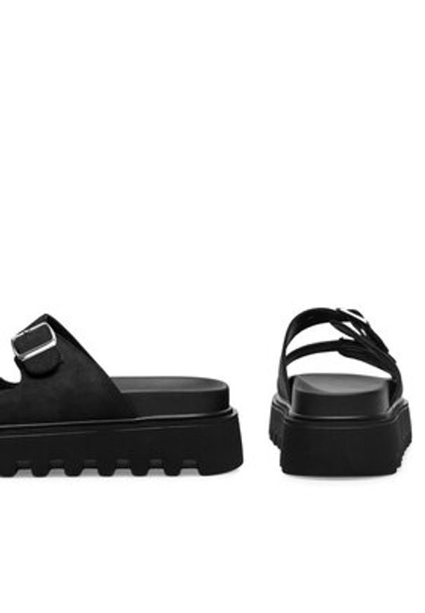 DeeZee Klapki HY86009-19 Czarny. Kolor: czarny. Materiał: syntetyk