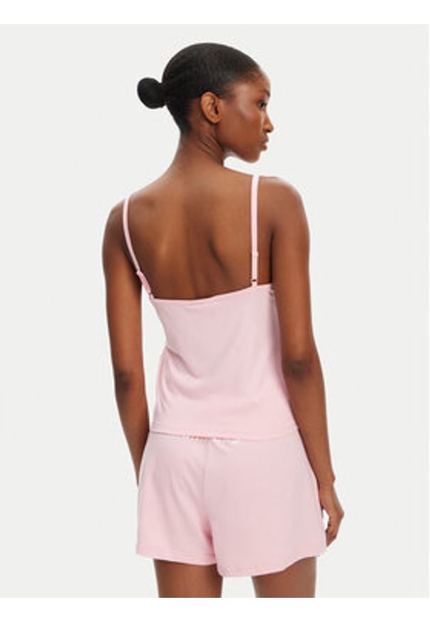 Juicy Couture Top Dream Of Vest JCLCT125505 Różowy Slim Fit. Kolor: różowy. Materiał: syntetyk