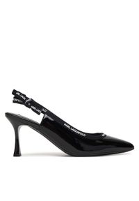 Karl Lagerfeld - KARL LAGERFELD Czółenka Sienna KL32706 Czarny. Kolor: czarny. Materiał: skóra #1