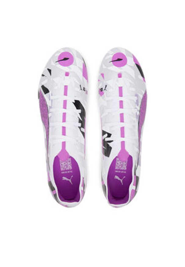 Puma Buty do piłki nożnej Ultra 5 Match Forever Fg/Ag 108412 01 Biały. Kolor: biały. Materiał: materiał