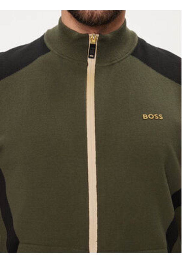 BOSS - Boss Bluza Zotek 50504948 Zielony Regular Fit. Kolor: zielony. Materiał: bawełna