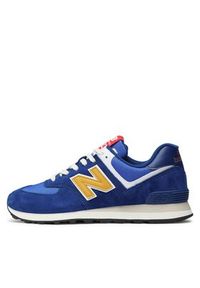 New Balance Sneakersy U574HBG Niebieski. Kolor: niebieski. Materiał: zamsz, skóra. Model: New Balance 574 #6
