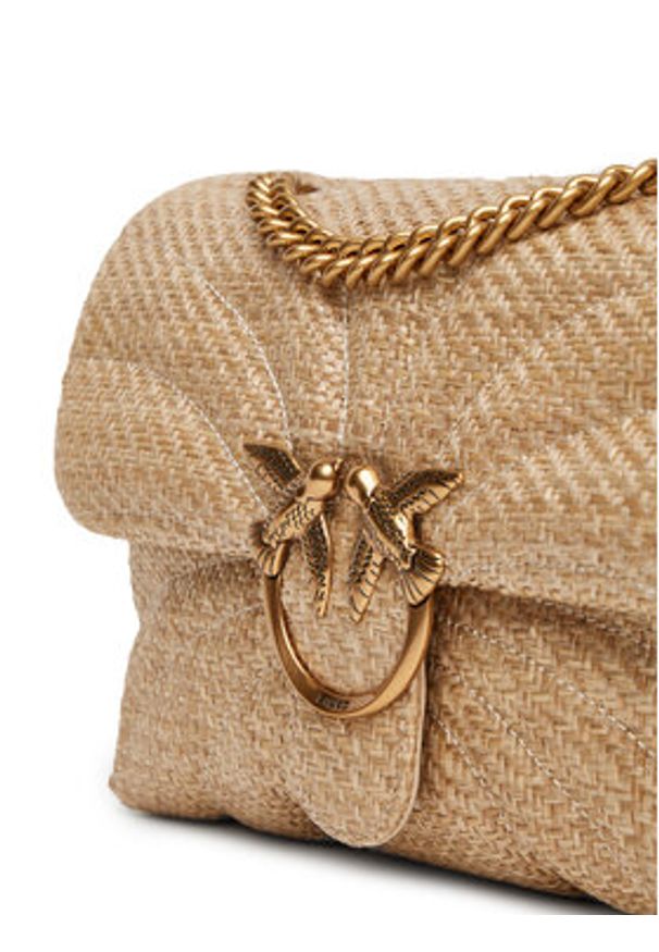 Pinko - PINKO Torebka Love Puff Classic Cl PE 25 PLTT 100038 A2C8 Beżowy. Kolor: beżowy
