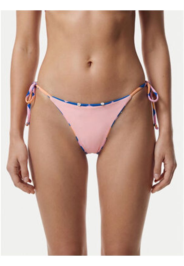 Maaji Dół od bikini Like A Diamond PT5005SCC020 Różowy. Kolor: różowy. Materiał: syntetyk