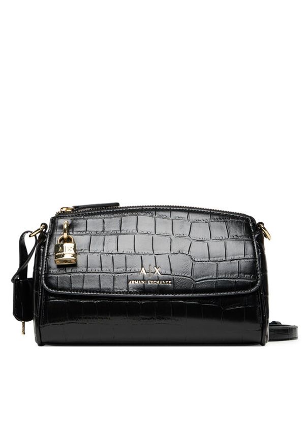 Armani Exchange Torebka XW000304 AF17154 UC001 Czarny. Kolor: czarny. Materiał: skórzane