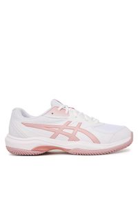 Asics Buty do tenisa Gel-Game Gs Clay/Oc 1044A082 Biały. Kolor: biały. Materiał: skóra. Sport: tenis #1