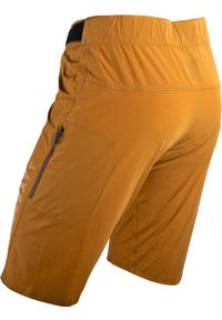 Spodenki rowerowe (+spodenki kolarskie z pampersem w zestawie) LEATT Shorts MTB. Kolor: brązowy. Sport: kolarstwo