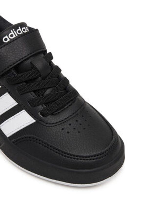 Adidas - adidas Sneakersy Breaknet 3.0 JS3687 Czarny. Kolor: czarny. Materiał: skóra