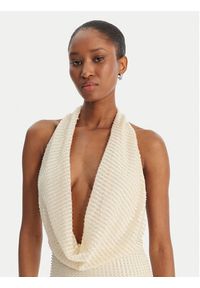 BARDOT - Bardot Sukienka wieczorowa Nola 59814DB2 Beżowy Slim Fit. Kolor: beżowy. Materiał: syntetyk. Styl: wizytowy #2