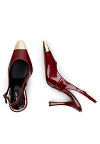 Nine West Szpilki WFA3376-1 Czerwony. Kolor: czerwony. Materiał: skóra. Obcas: na szpilce