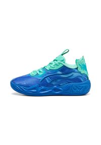 Dziecięce buty do koszykówki Puma MB.04 Lo Team. Kolor: niebieski. Sport: koszykówka