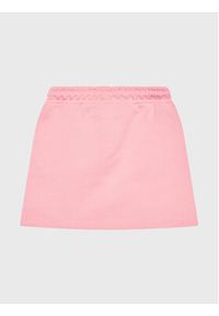 Calvin Klein Jeans Spódnica Monogram Off Placed IG0IG01578 Różowy Regular Fit. Kolor: różowy. Materiał: bawełna