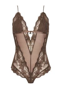 Patrizia Pepe Body 2I0143/A602-B825 Brązowy. Kolor: brązowy. Materiał: syntetyk